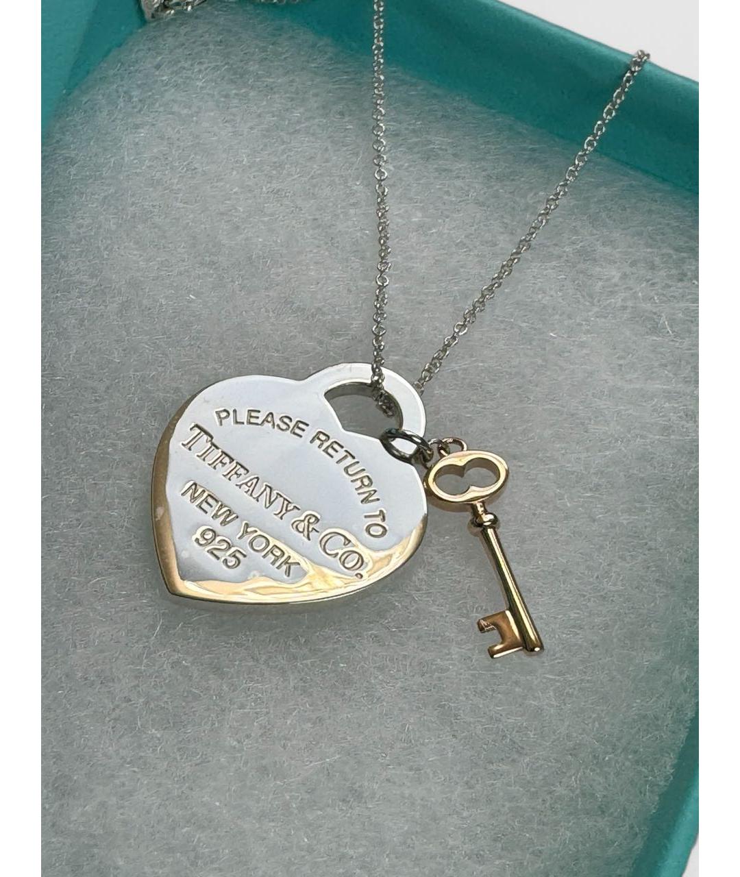 TIFFANY&CO Серебряное серебряное колье, фото 3