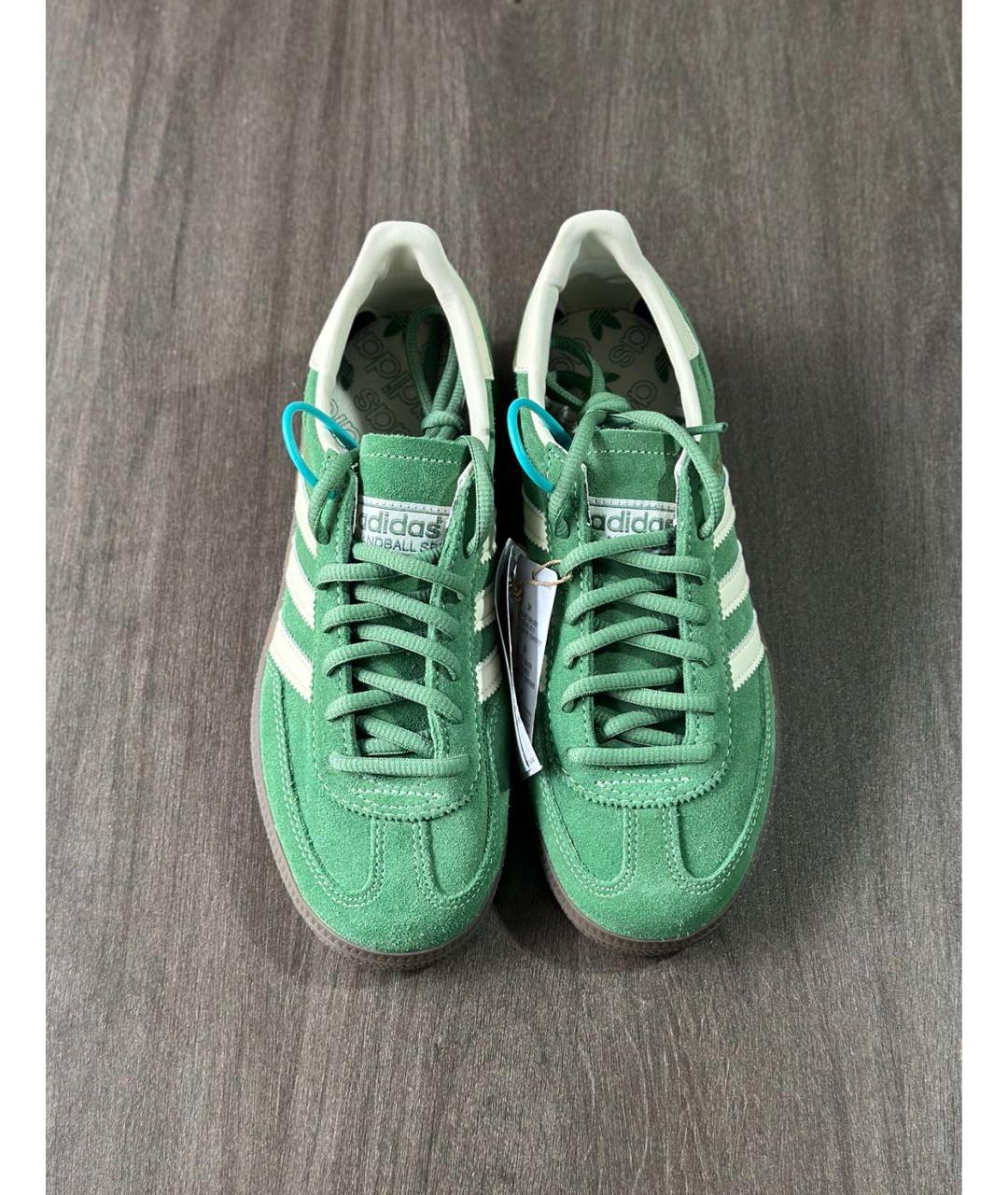 ADIDAS Зеленые замшевые кроссовки, фото 2