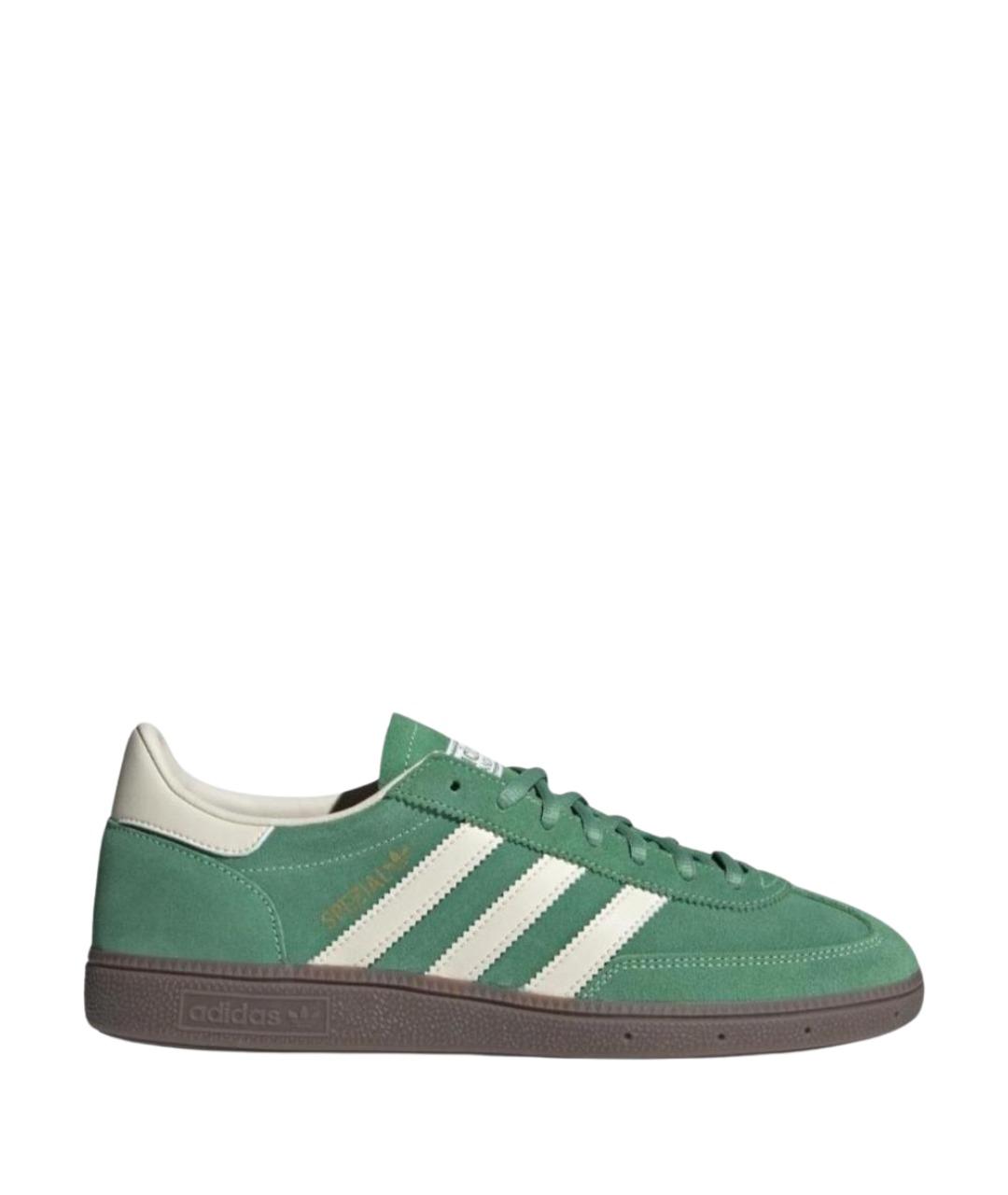 ADIDAS Зеленые замшевые кроссовки, фото 1