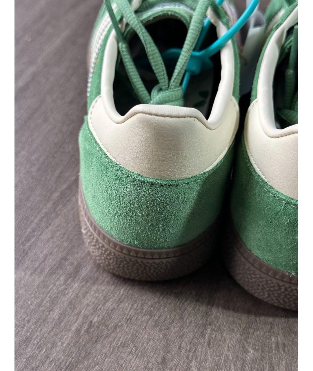 ADIDAS Зеленые замшевые кроссовки, фото 4