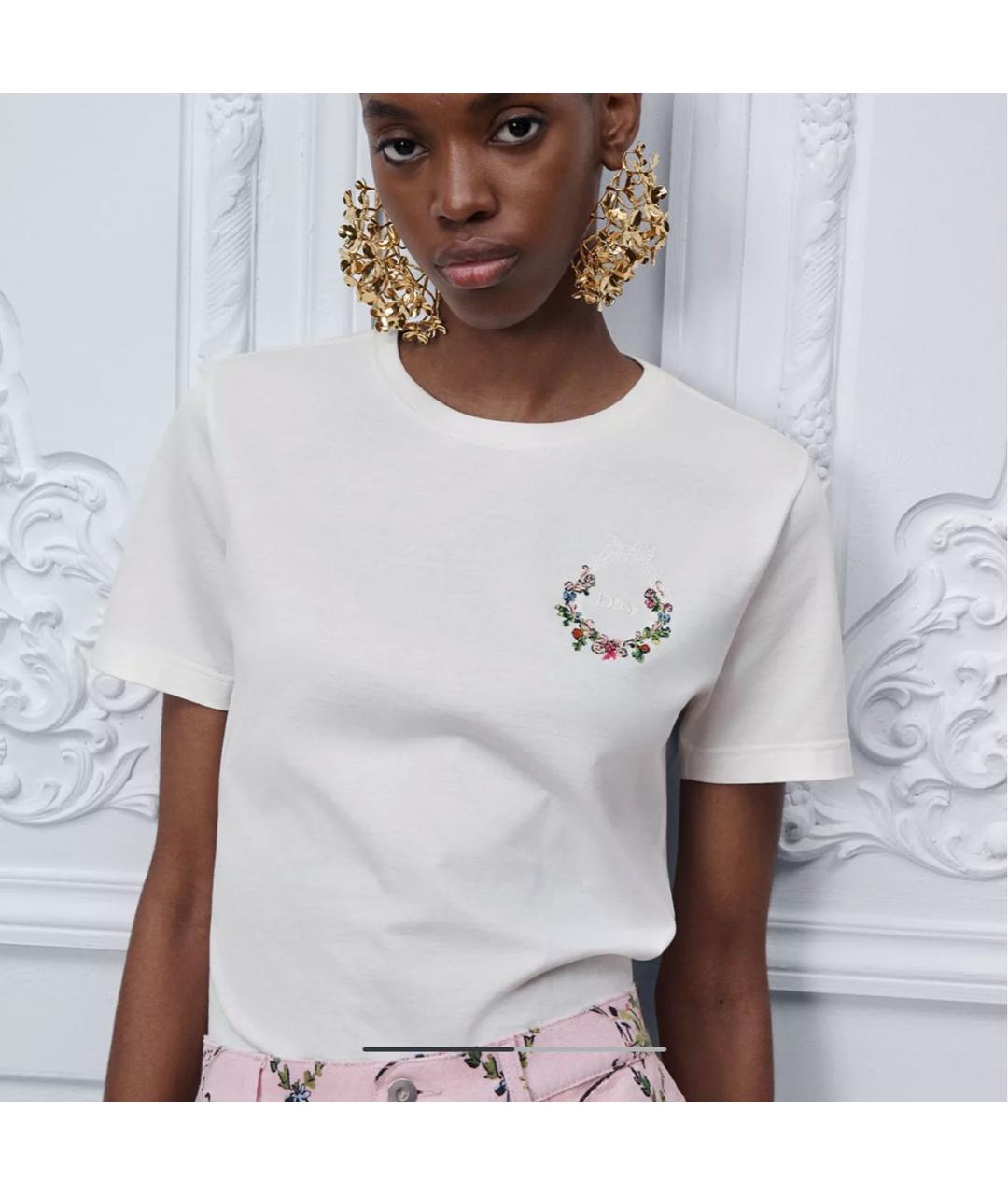 CHRISTIAN DIOR Белая футболка, фото 2