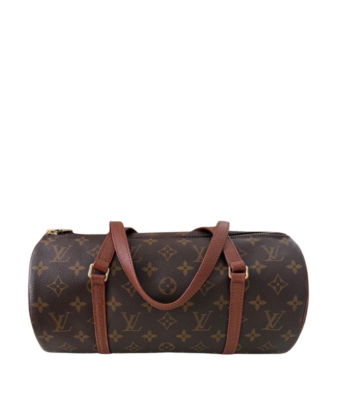 LOUIS VUITTON Коричневая сумка с короткими ручками, фото 1