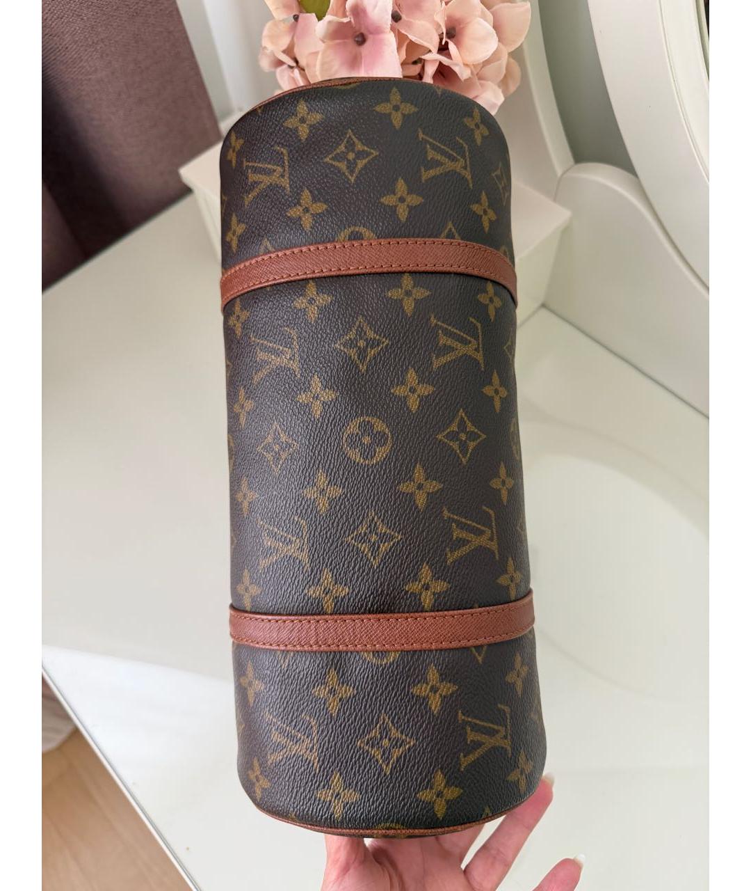 LOUIS VUITTON Коричневая сумка с короткими ручками, фото 6