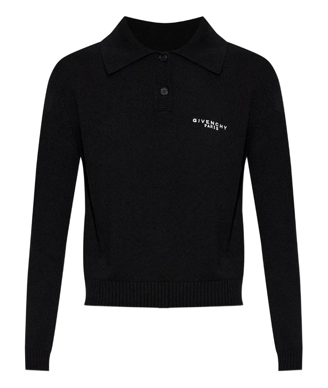 GIVENCHY Черный кашемировый джемпер / свитер, фото 1