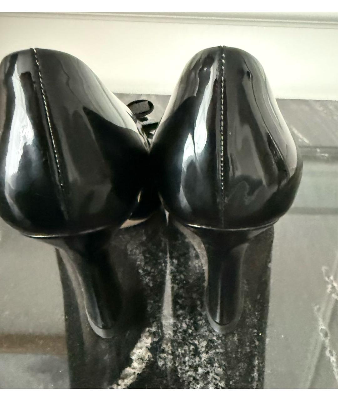 MIU MIU Черные туфли из лакированной кожи, фото 3