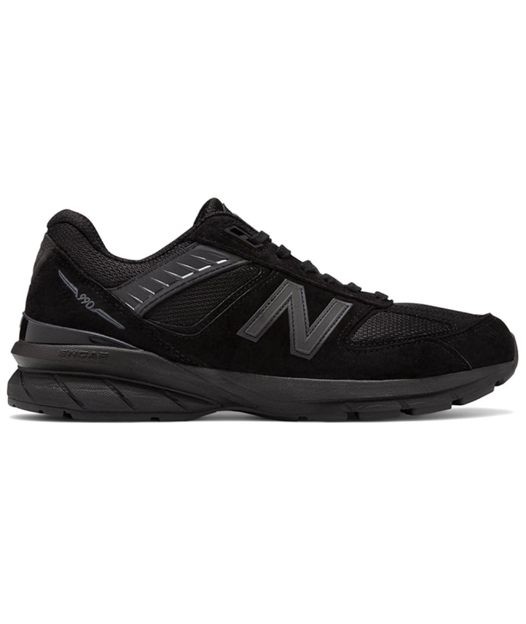 NEW BALANCE Черные текстильные низкие кроссовки / кеды, фото 2