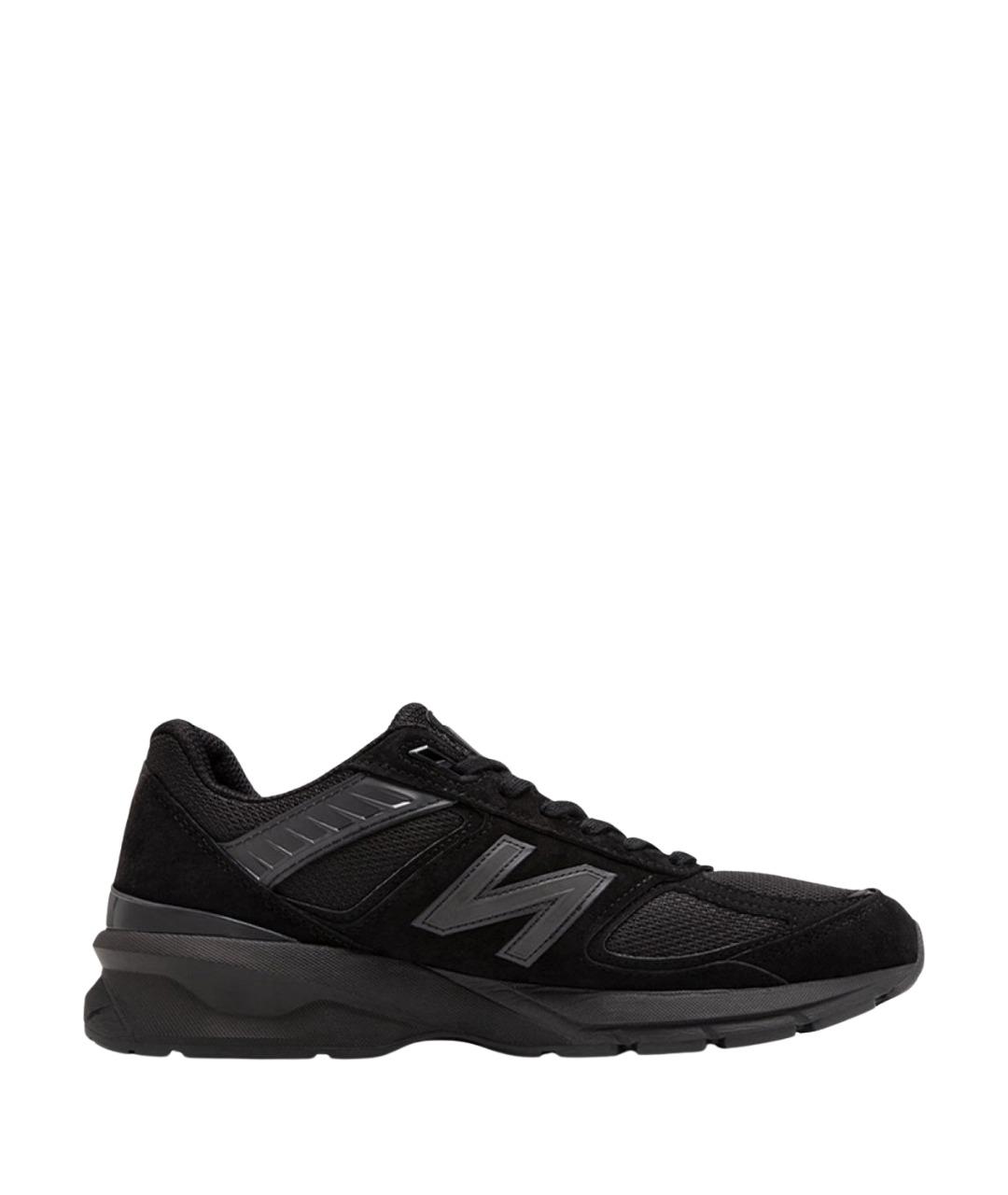 NEW BALANCE Черные текстильные низкие кроссовки / кеды, фото 1