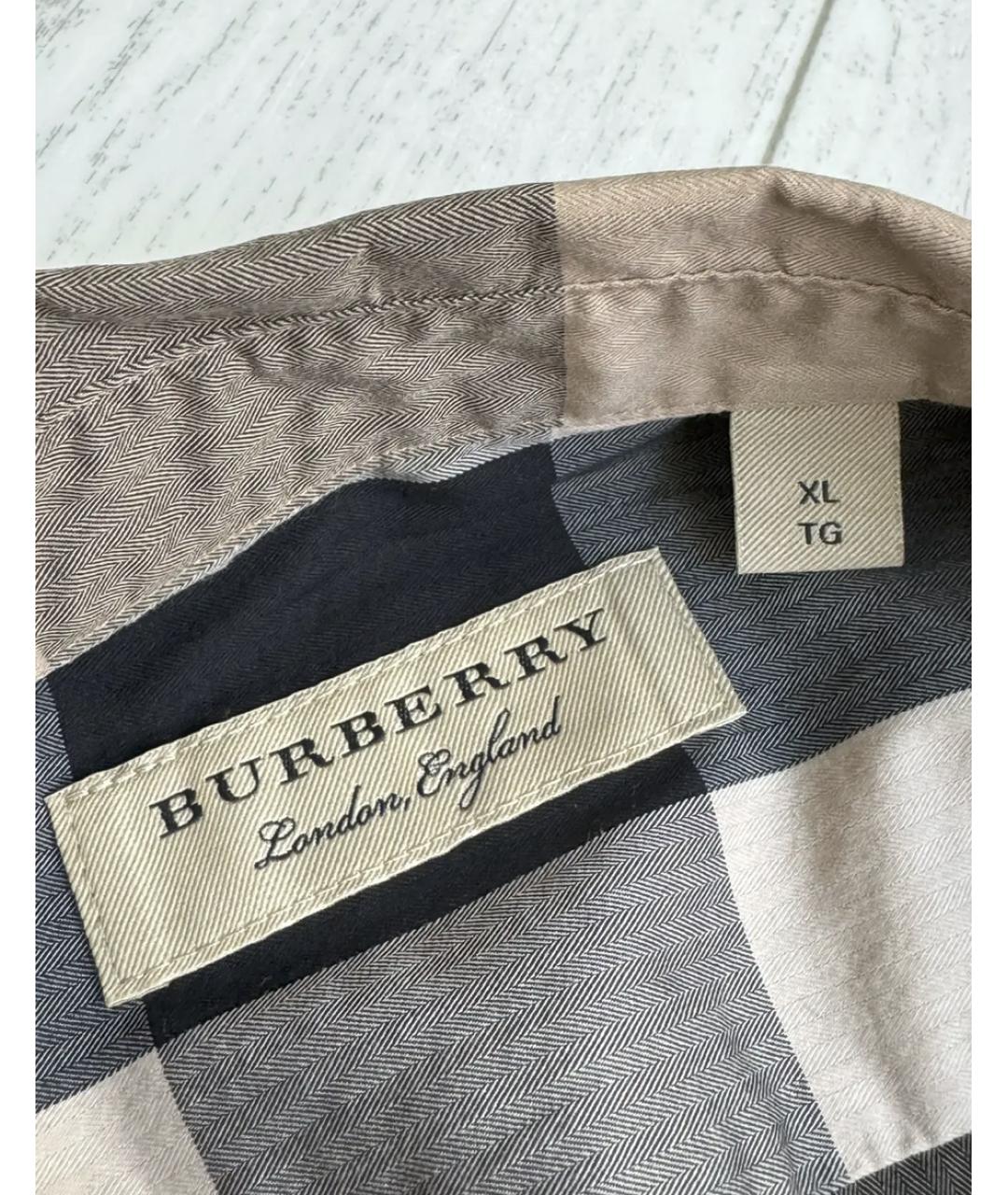 BURBERRY Бежевая кэжуал рубашка, фото 3