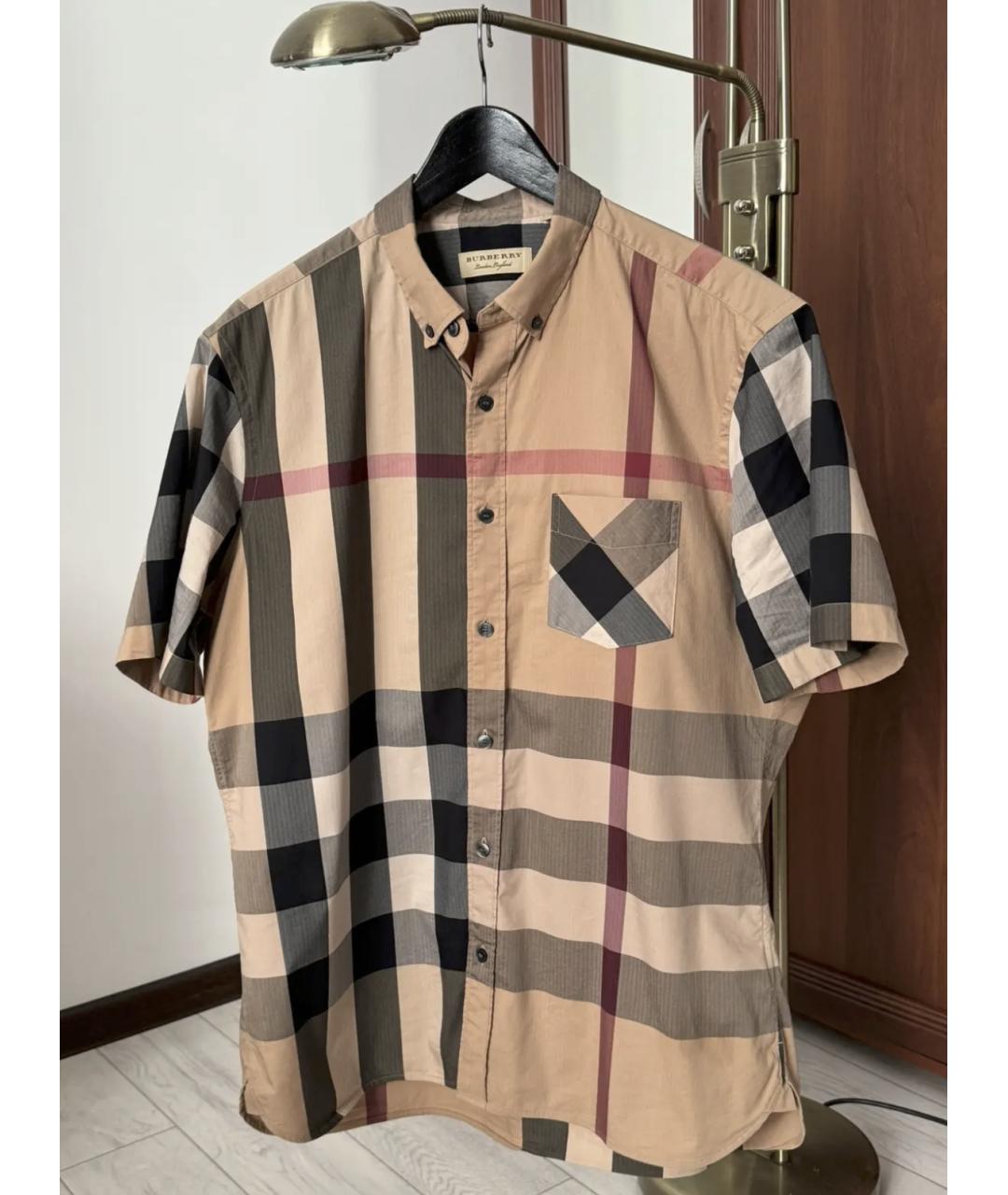 BURBERRY Бежевая кэжуал рубашка, фото 4