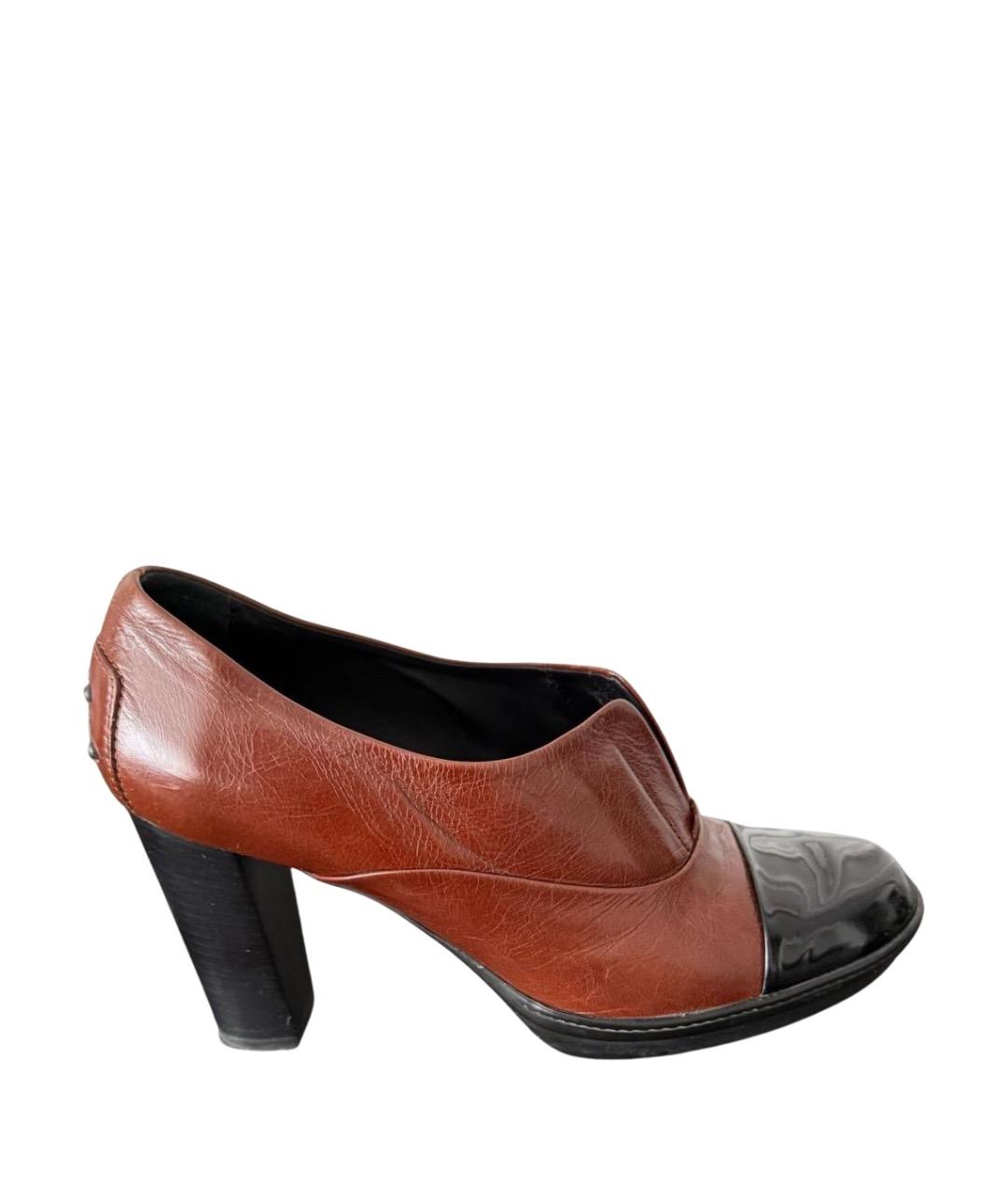 TOD'S Коричневые кожаные туфли, фото 1