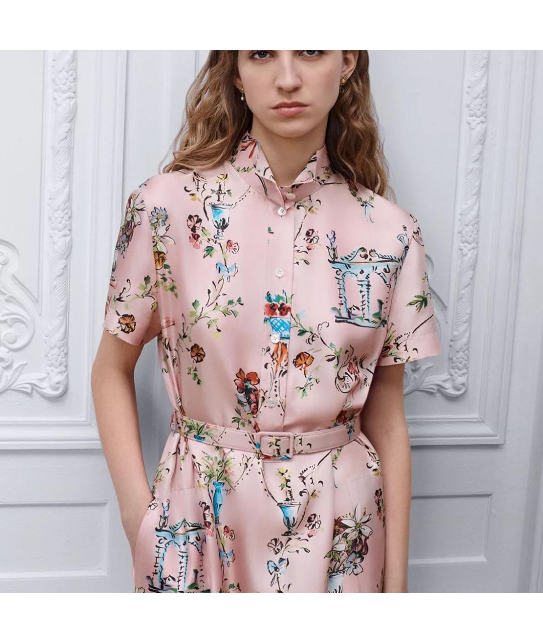 CHRISTIAN DIOR Розовое платье, фото 2
