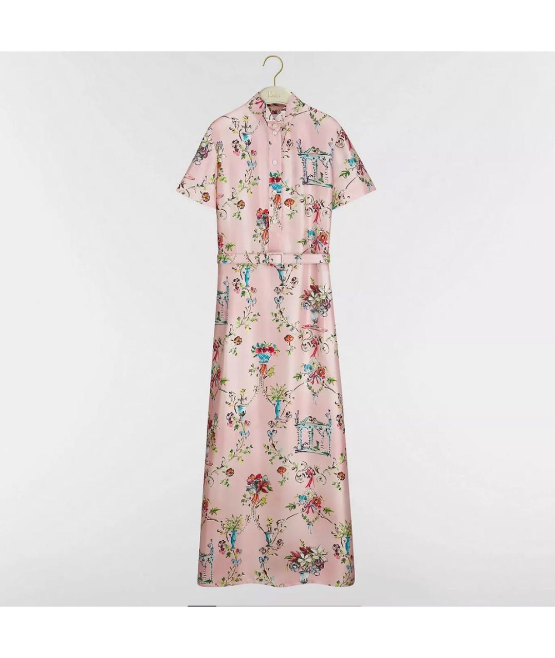 CHRISTIAN DIOR Розовое платье, фото 4