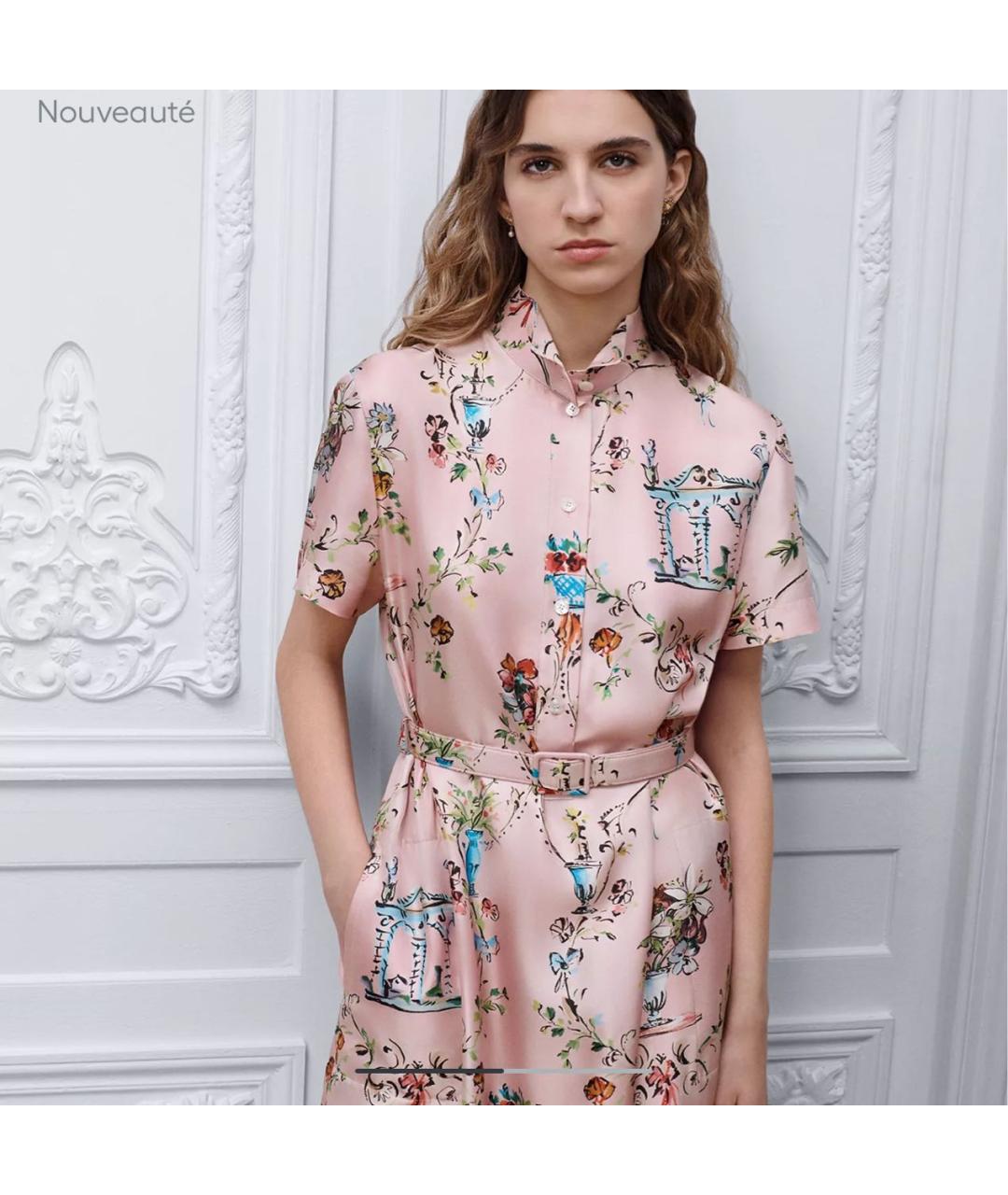 CHRISTIAN DIOR Розовое платье, фото 3