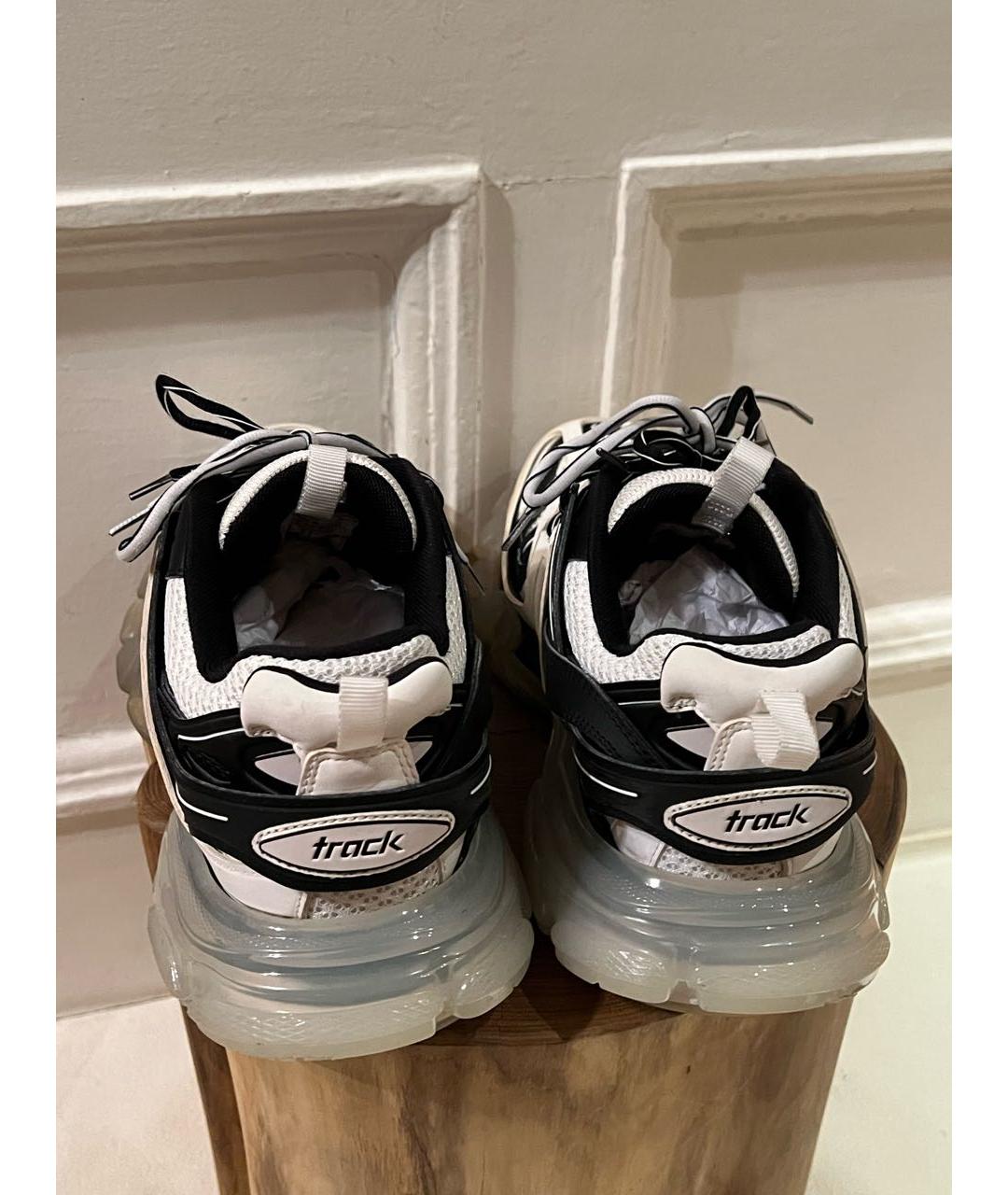 BALENCIAGA Белые низкие кроссовки / кеды, фото 4
