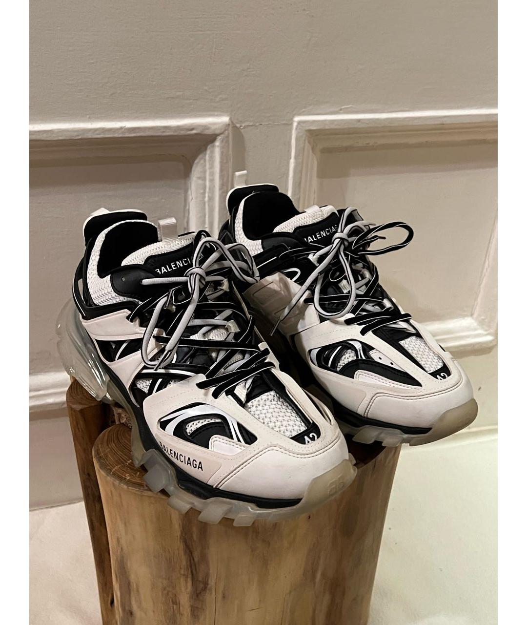 BALENCIAGA Белые низкие кроссовки / кеды, фото 3