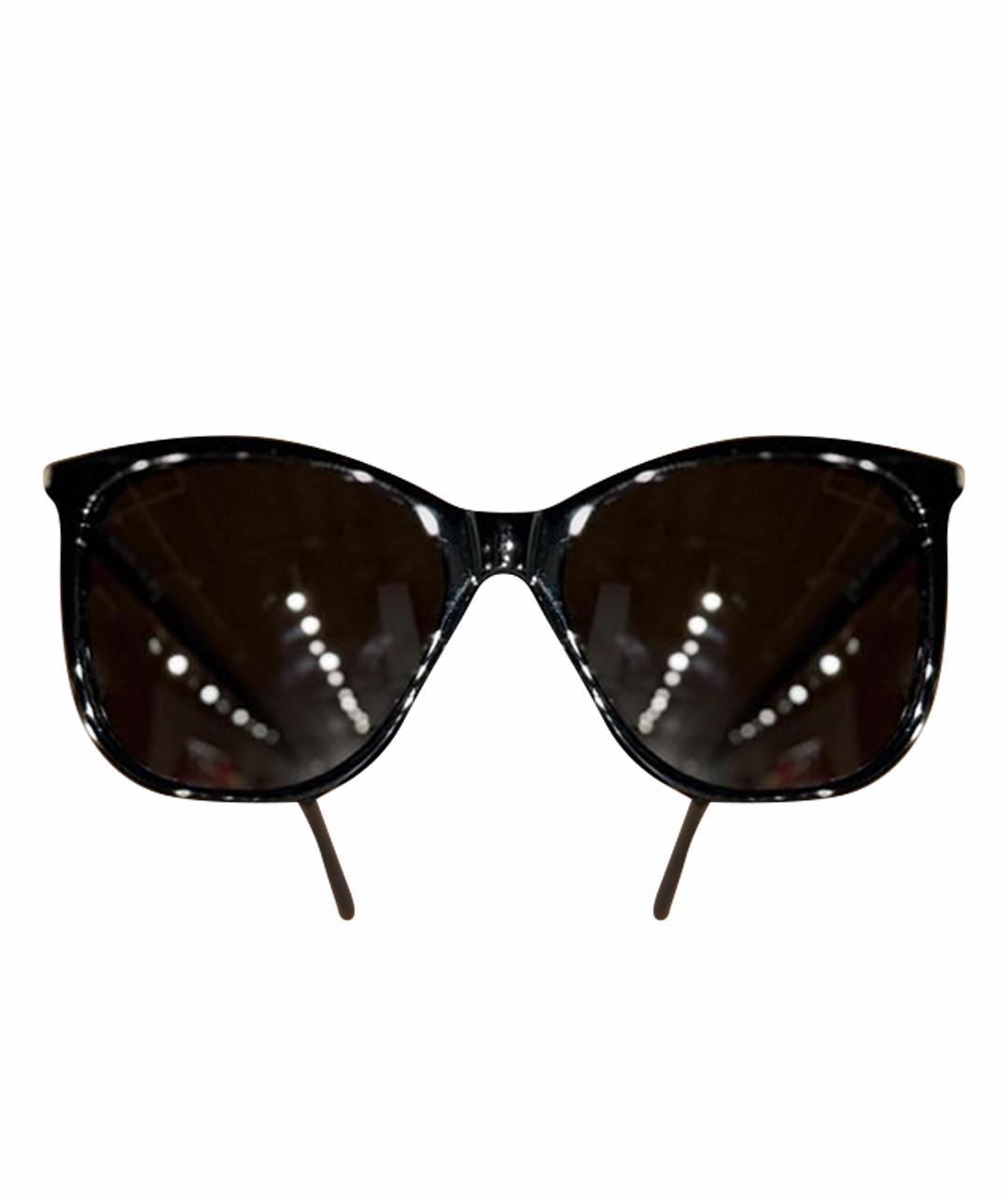 SAINT LAURENT Черные пластиковые солнцезащитные очки, фото 1