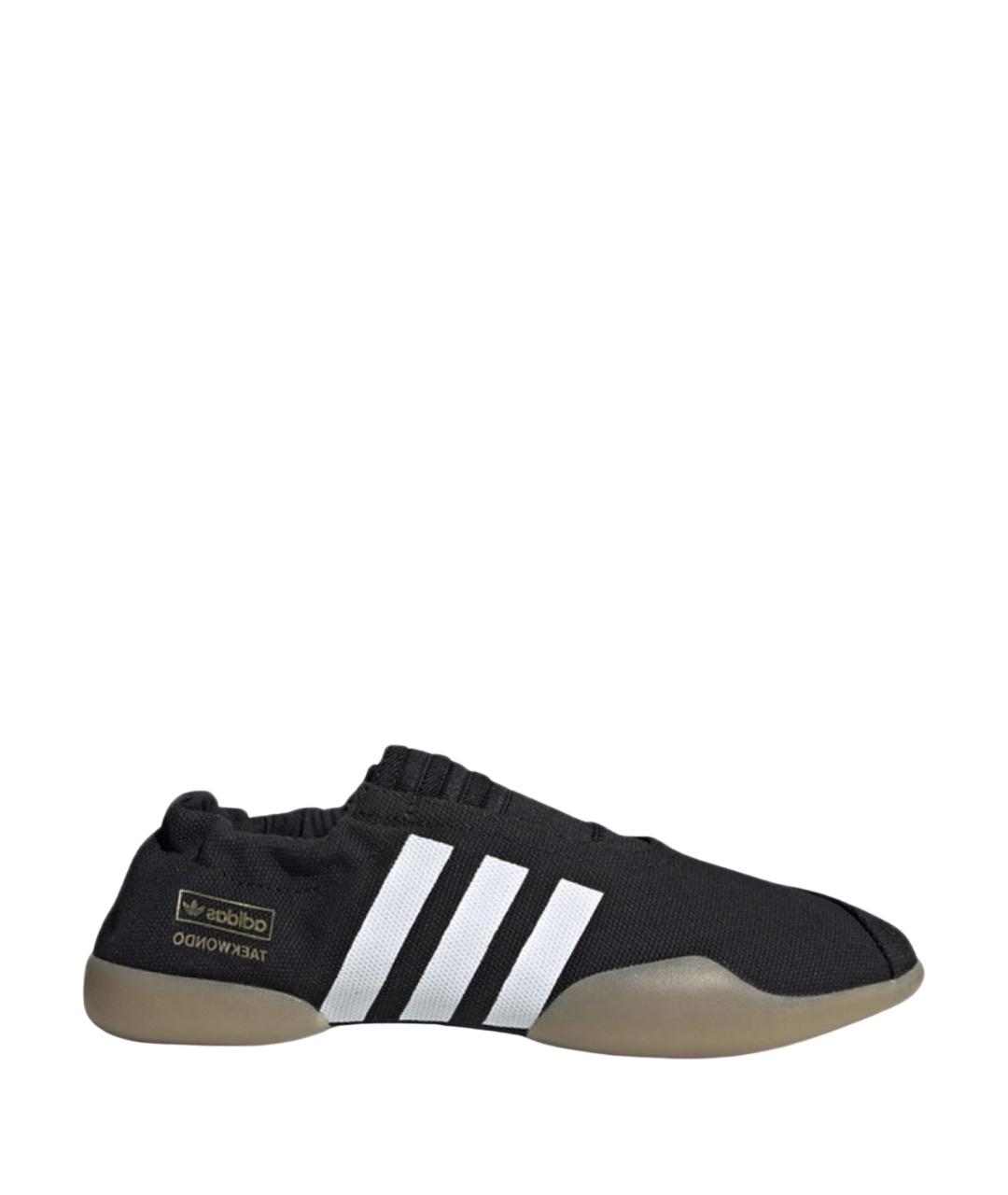 ADIDAS Черные текстильные кроссовки, фото 1