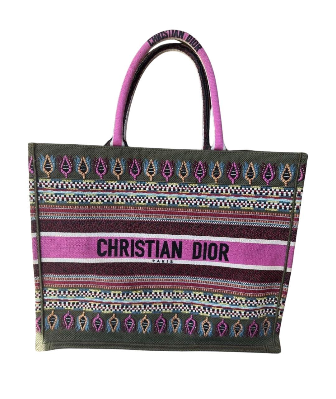 CHRISTIAN DIOR Розовая сумка тоут, фото 1