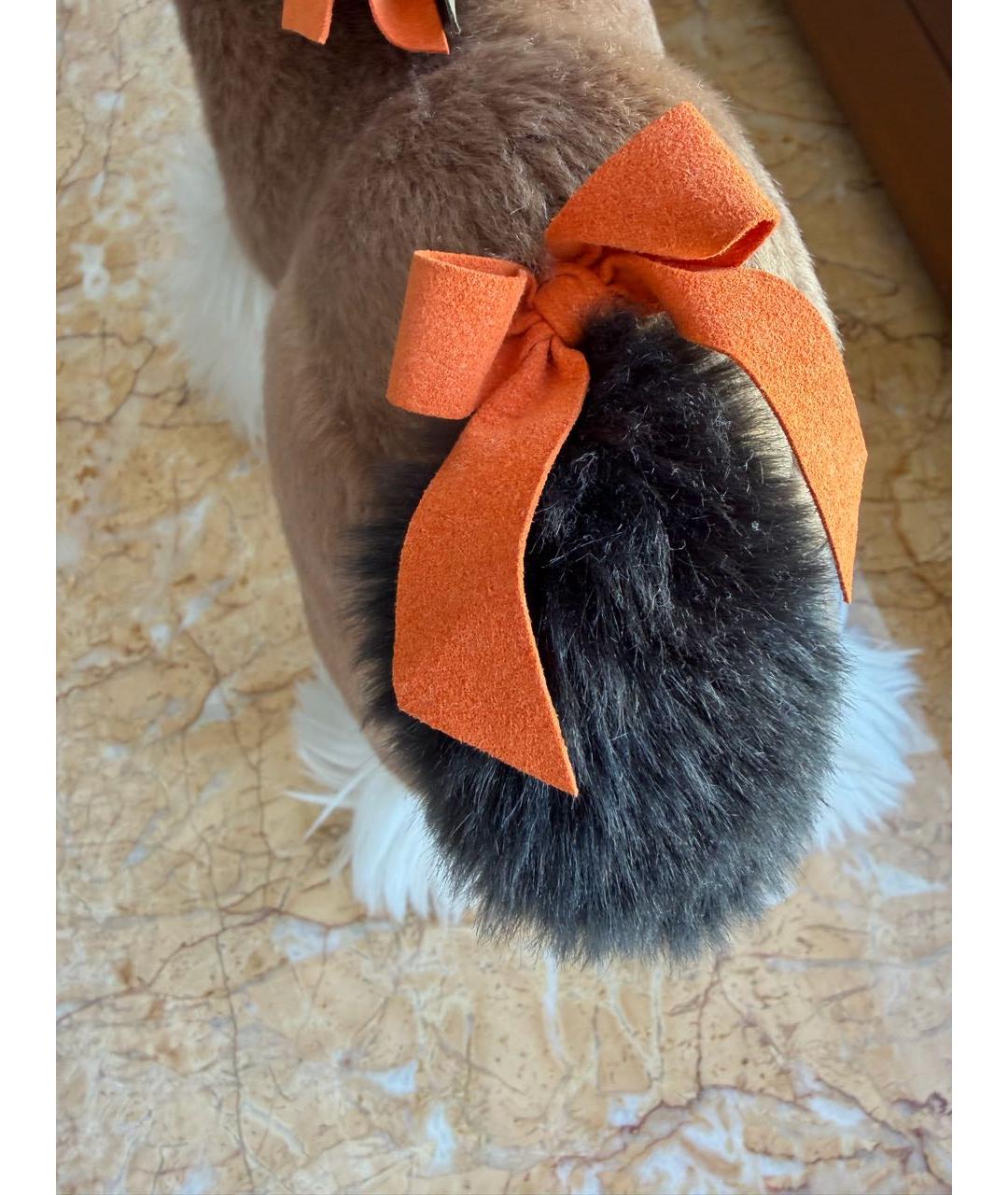 HERMES Коричневая игрушка, фото 4