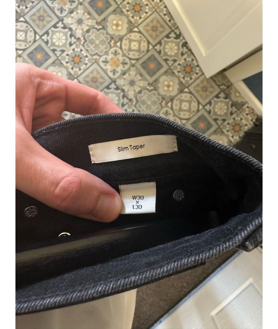 CALVIN KLEIN Черные хлопковые джинсы скинни, фото 5