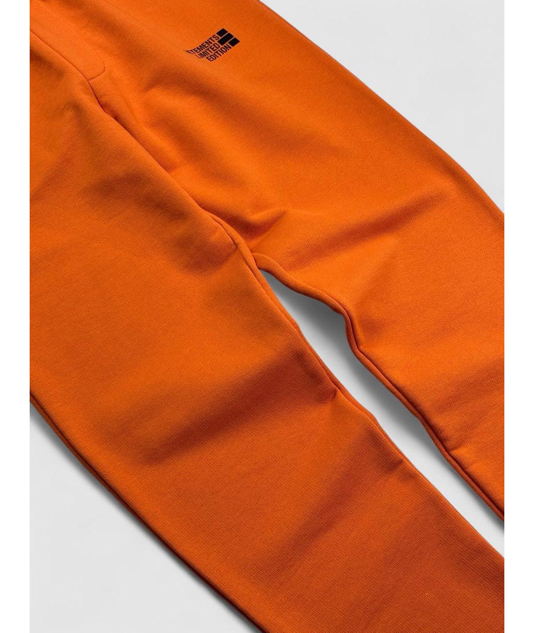 VETEMENTS Оранжевые хлопковые спортивные брюки и шорты, фото 5