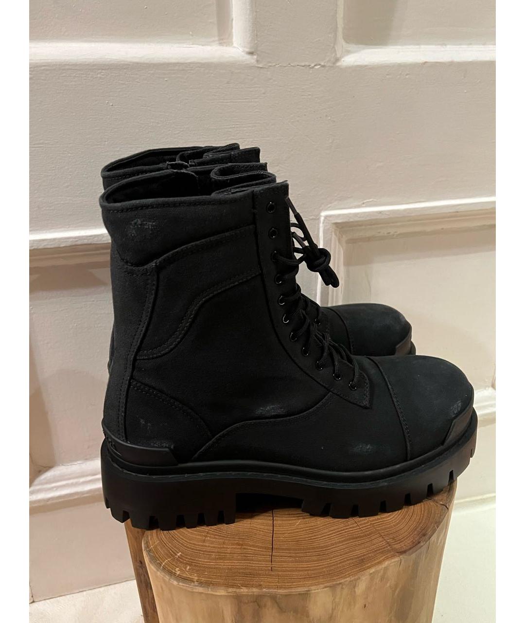 BALENCIAGA Черные высокие ботинки, фото 8