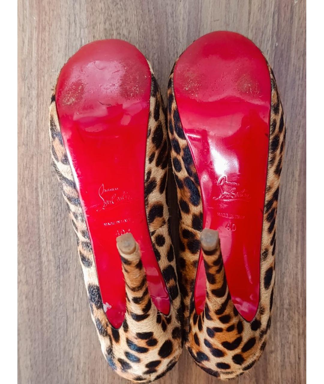 CHRISTIAN LOUBOUTIN Мульти туфли, фото 8