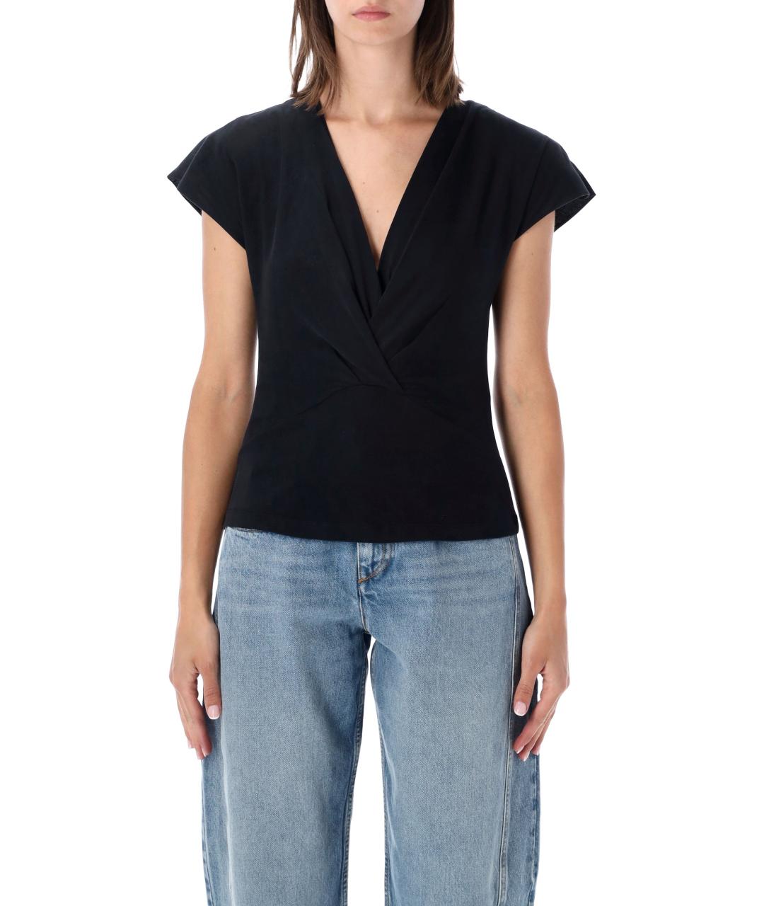 ISABEL MARANT ETOILE Черная хлопковая рубашка, фото 1