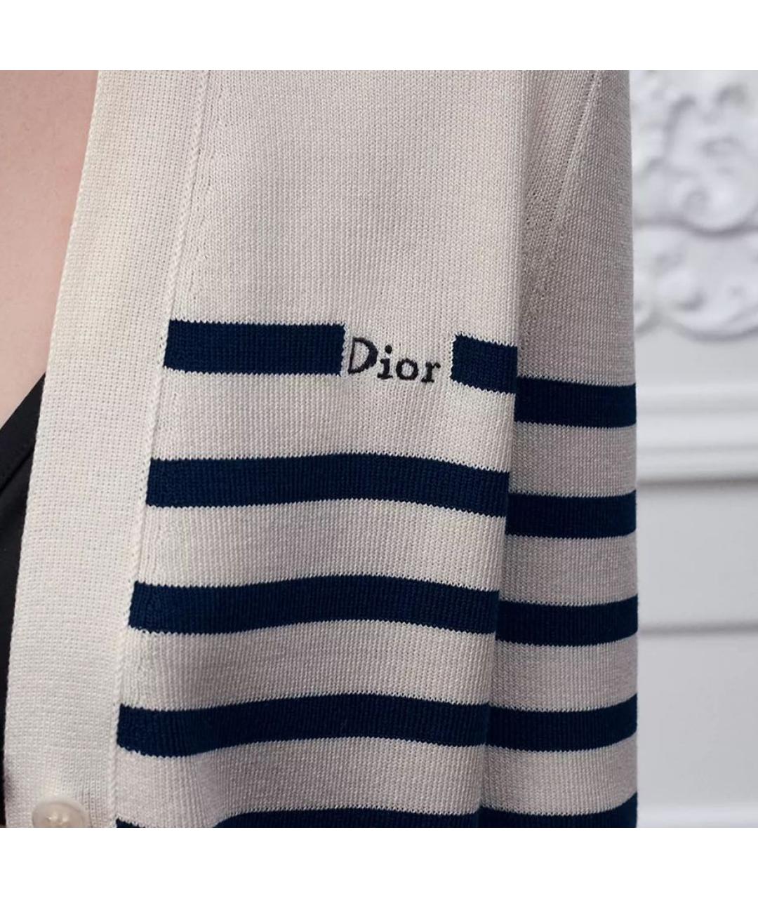 CHRISTIAN DIOR Синий кардиган, фото 4