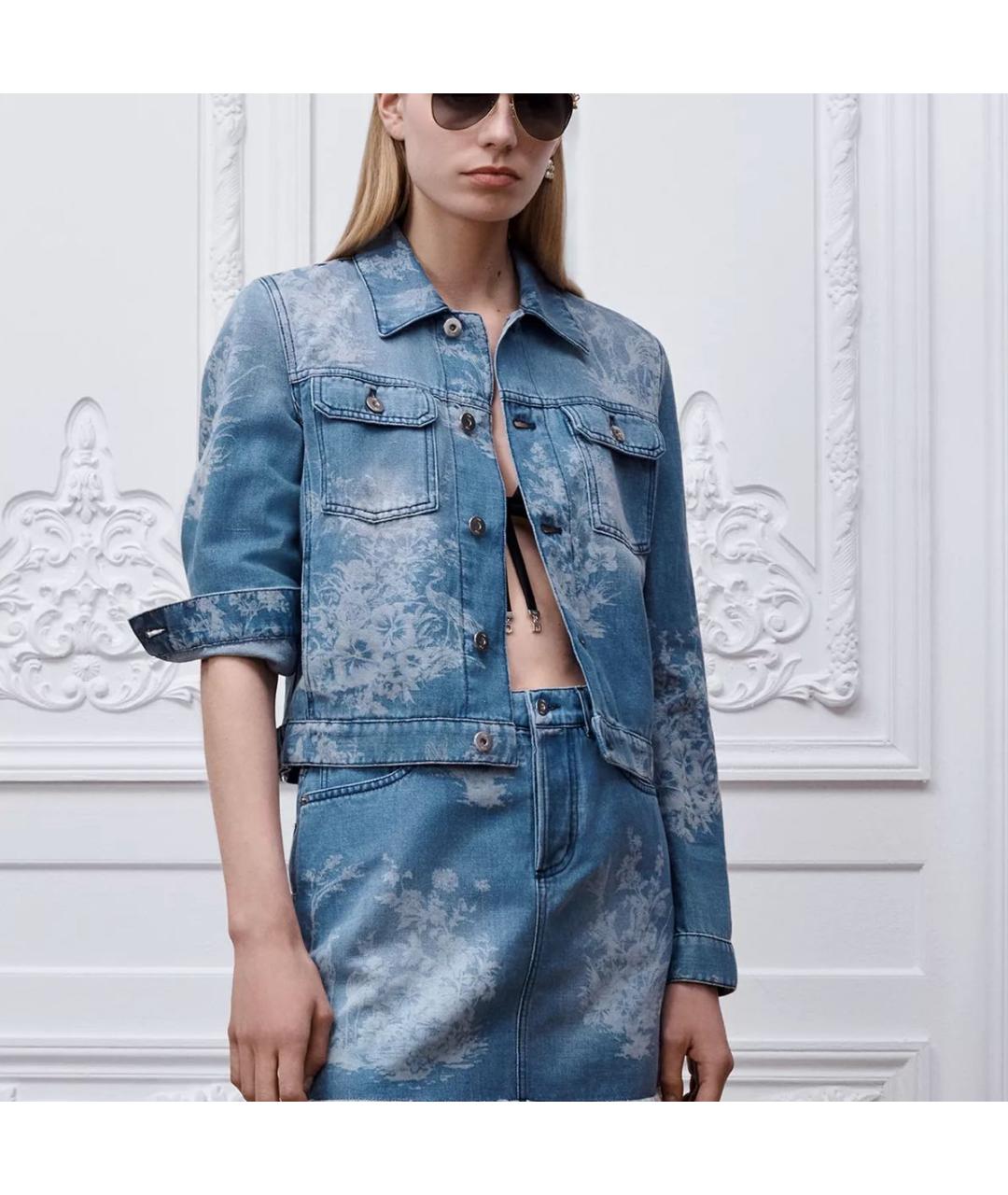 CHRISTIAN DIOR Голубая куртка, фото 2