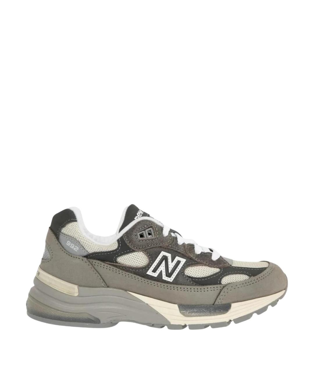 NEW BALANCE Серые текстильные кроссовки, фото 1