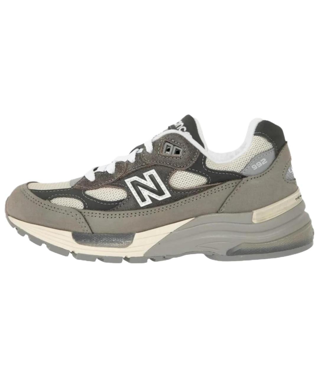 NEW BALANCE Серые текстильные кроссовки, фото 2