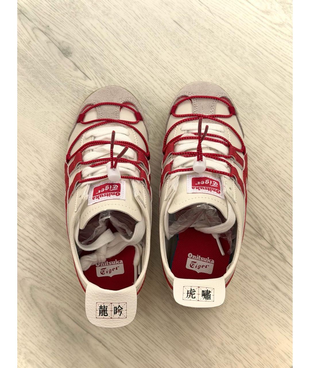 ONITSUKA TIGER Белые кеды из искусственной кожи, фото 3