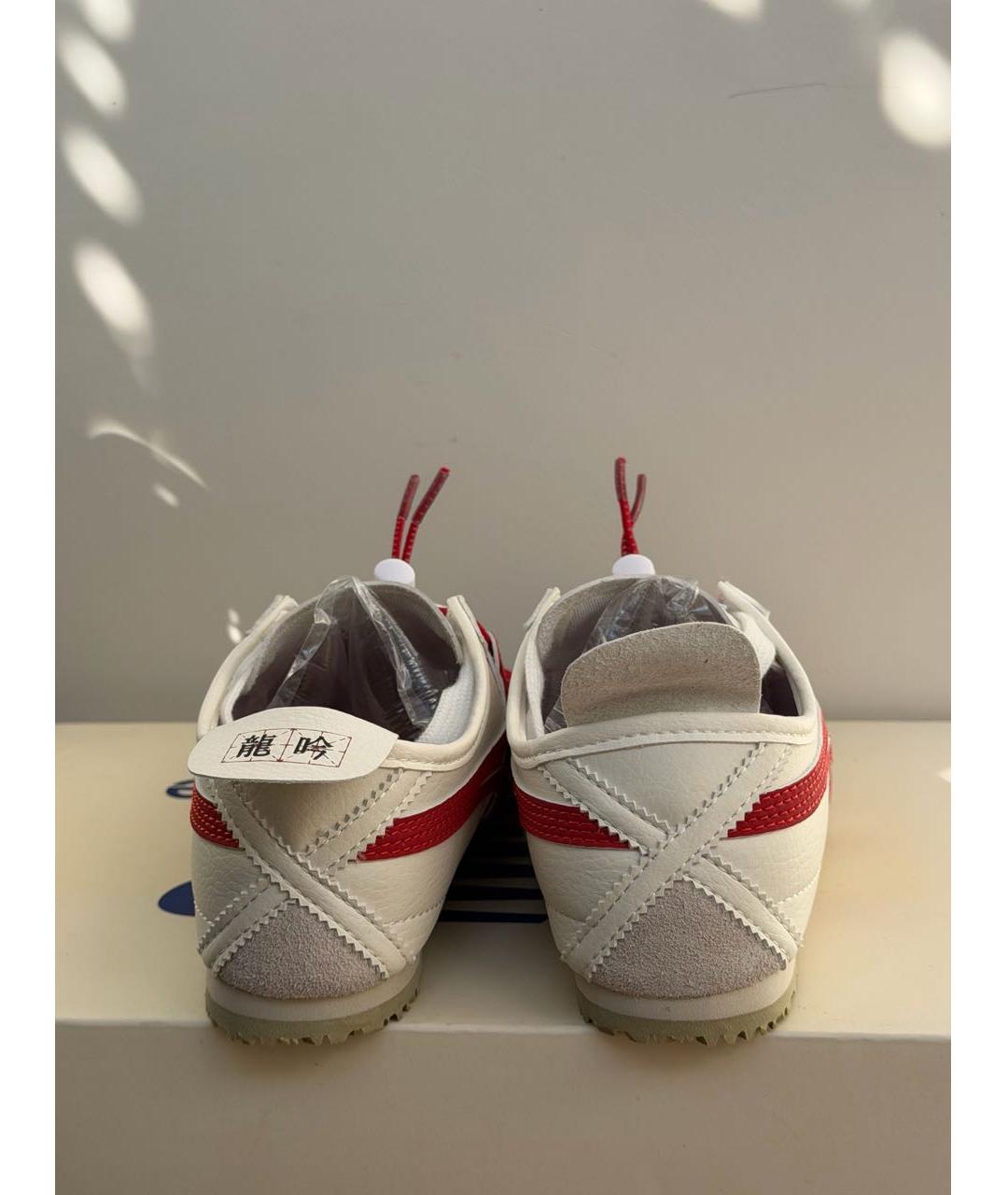 ONITSUKA TIGER Белые кеды из искусственной кожи, фото 4