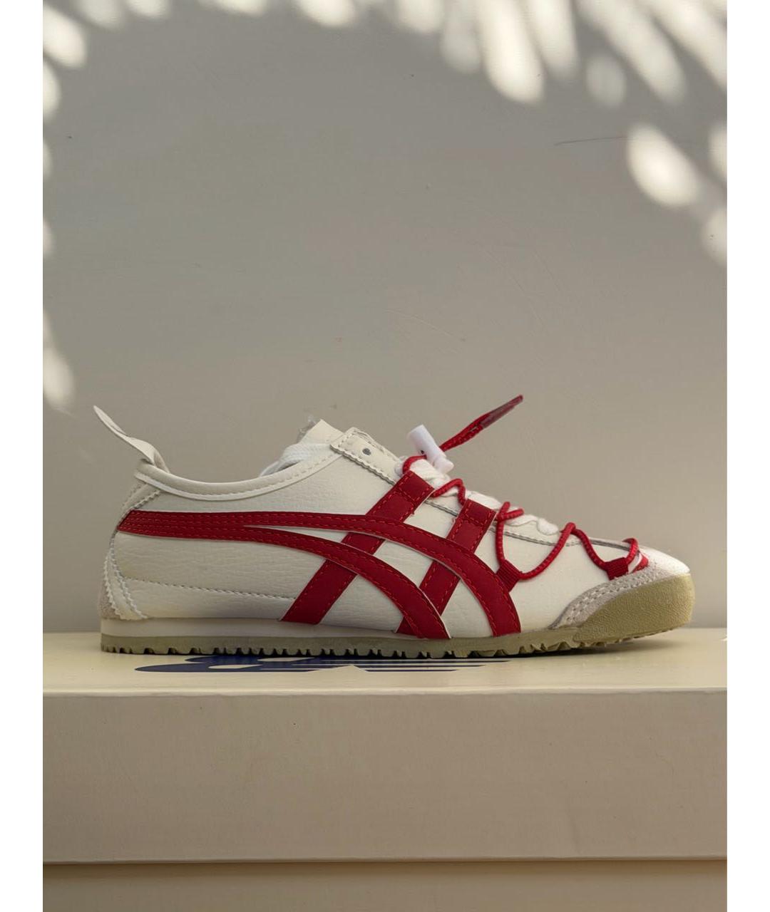 ONITSUKA TIGER Белые кеды из искусственной кожи, фото 8