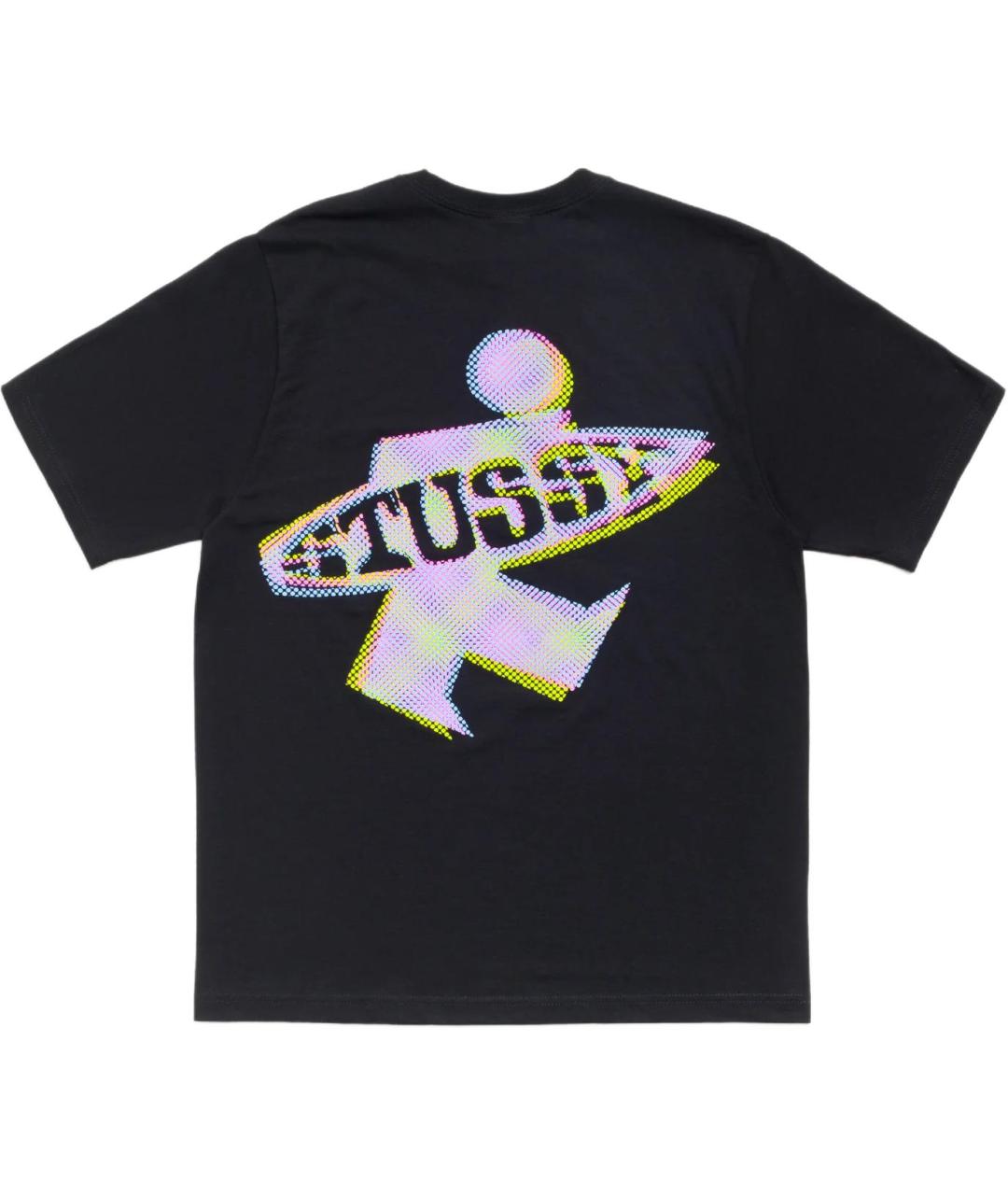 STUSSY Черная футболка, фото 2