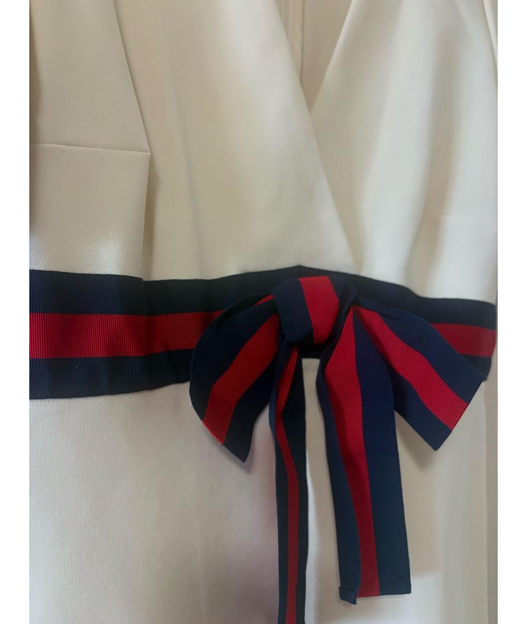 GUCCI Бежевое вискозное повседневное платье, фото 4