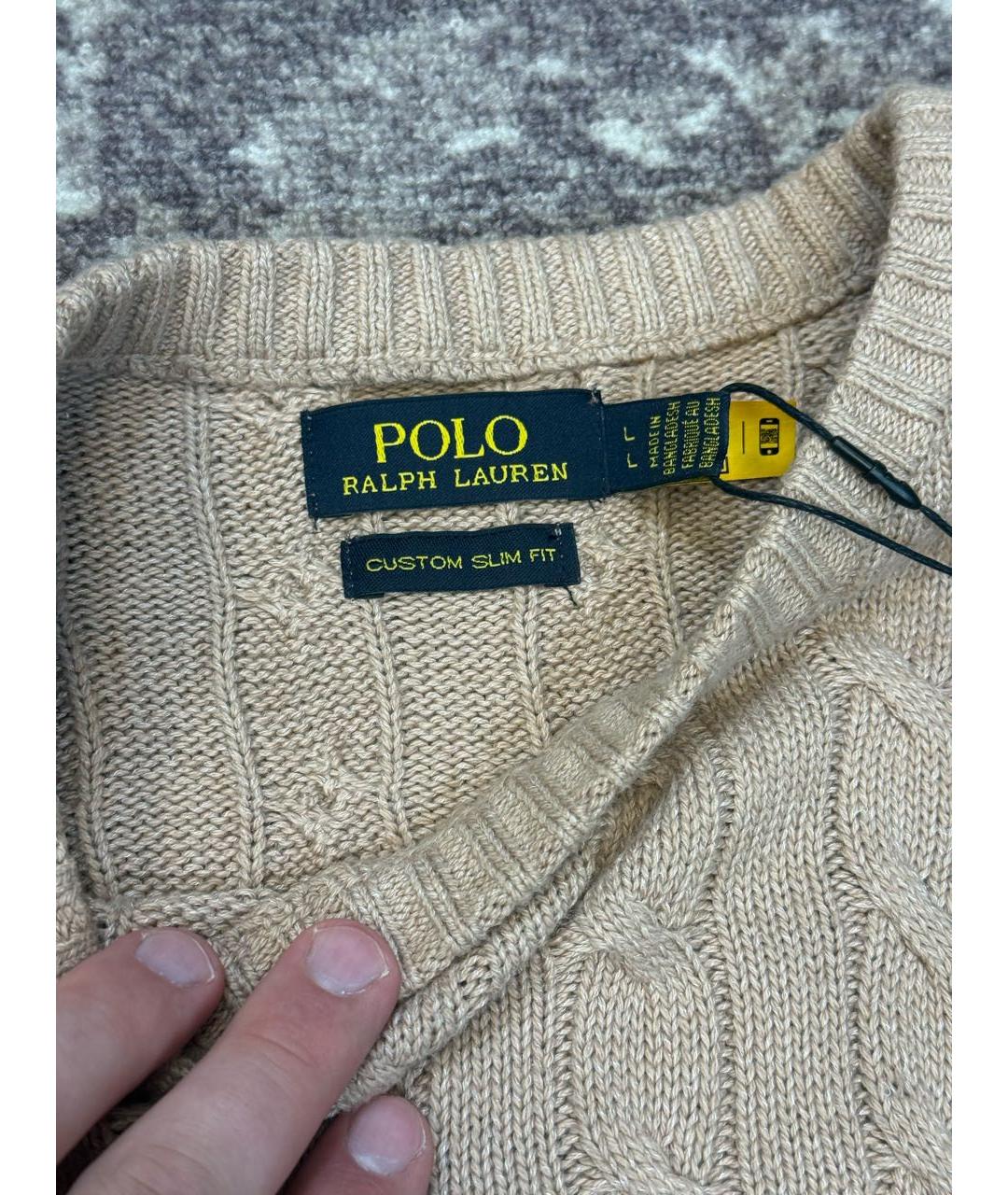 POLO RALPH LAUREN Хлопковый джемпер / свитер, фото 5
