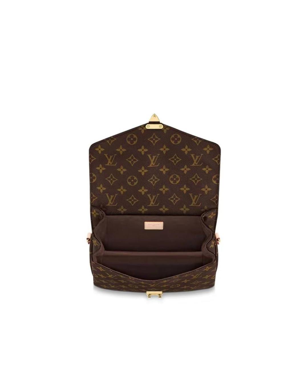 LOUIS VUITTON Коричневая сумка с короткими ручками, фото 2
