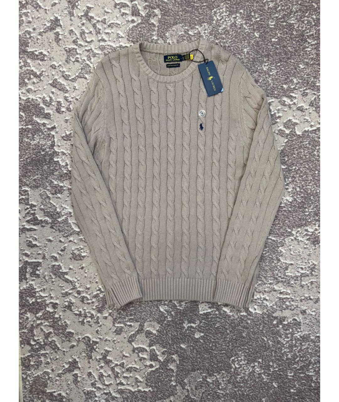 POLO RALPH LAUREN Серый хлопковый джемпер / свитер, фото 8