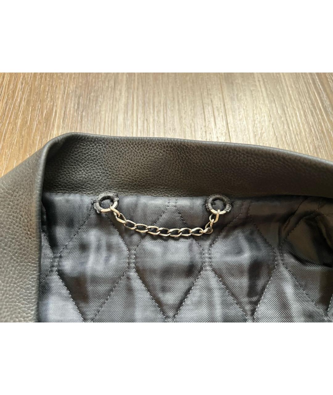 BALENCIAGA Зеленая кожаная куртка, фото 6