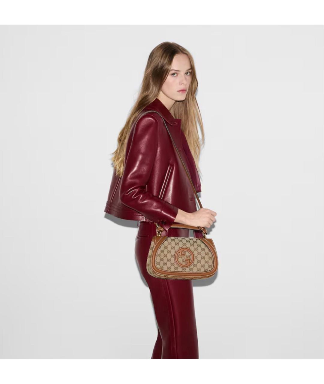 GUCCI Коричневая сумка через плечо, фото 5