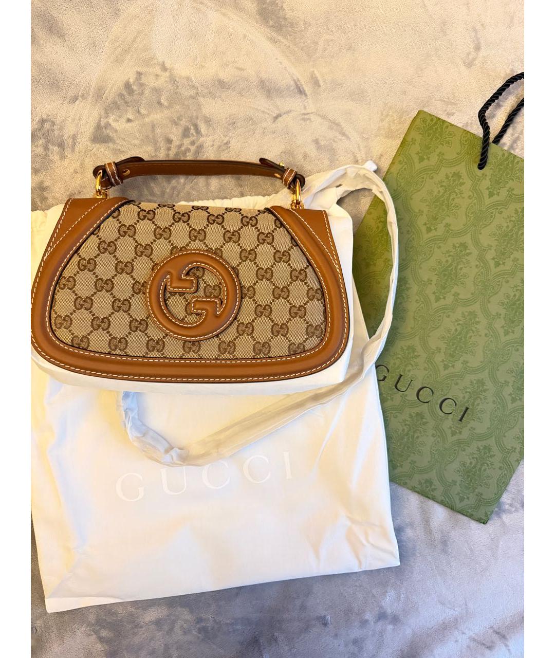 GUCCI Коричневая сумка через плечо, фото 7