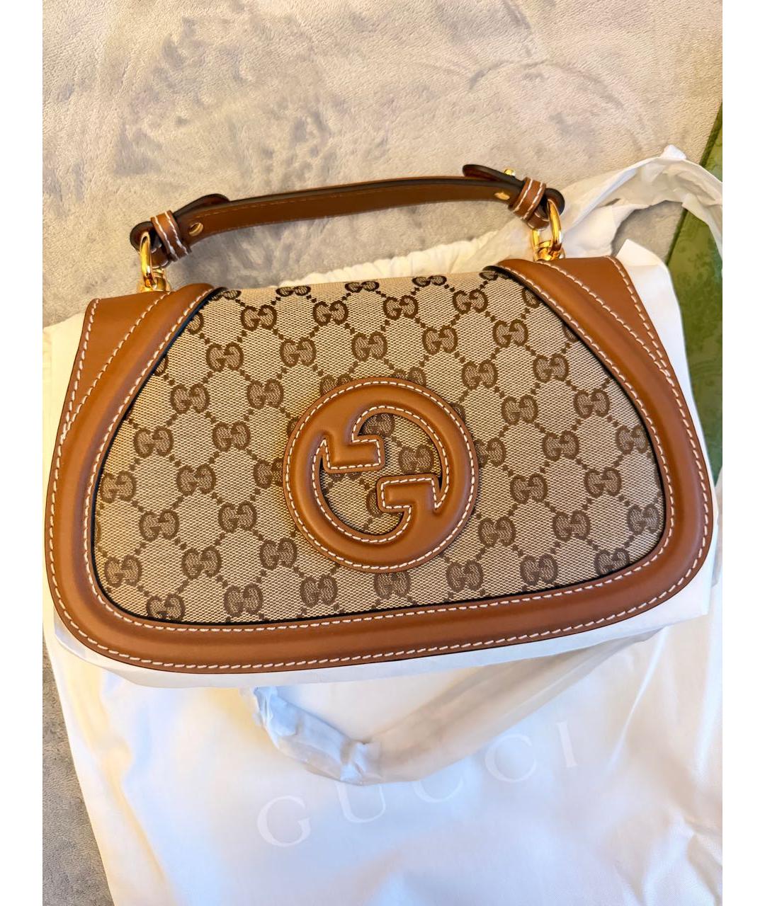 GUCCI Коричневая сумка через плечо, фото 8