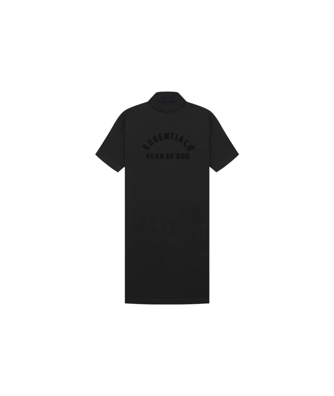 FEAR OF GOD ESSENTIALS Черное повседневное платье, фото 6