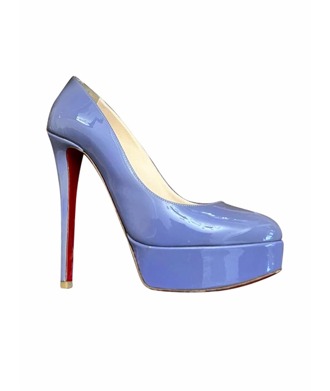 CHRISTIAN LOUBOUTIN Фиолетовые туфли из лакированной кожи, фото 1