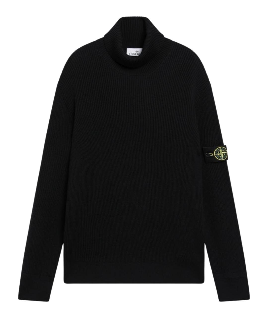 STONE ISLAND Синий шерстяной джемпер / свитер, фото 1