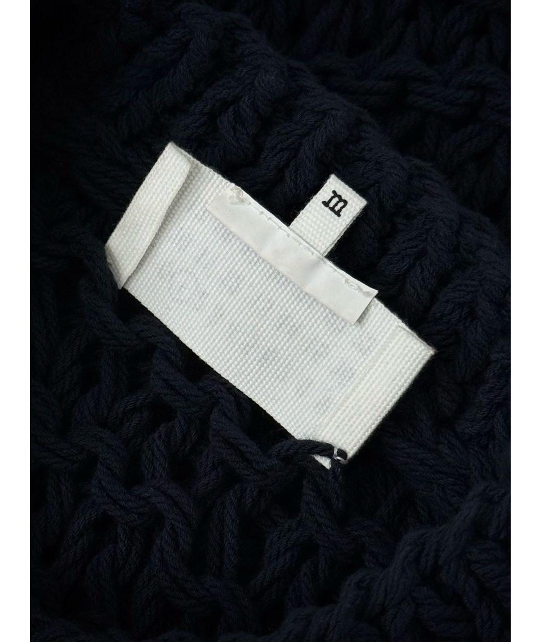MAISON MARGIELA Темно-синяя хлопковая жилетка, фото 8