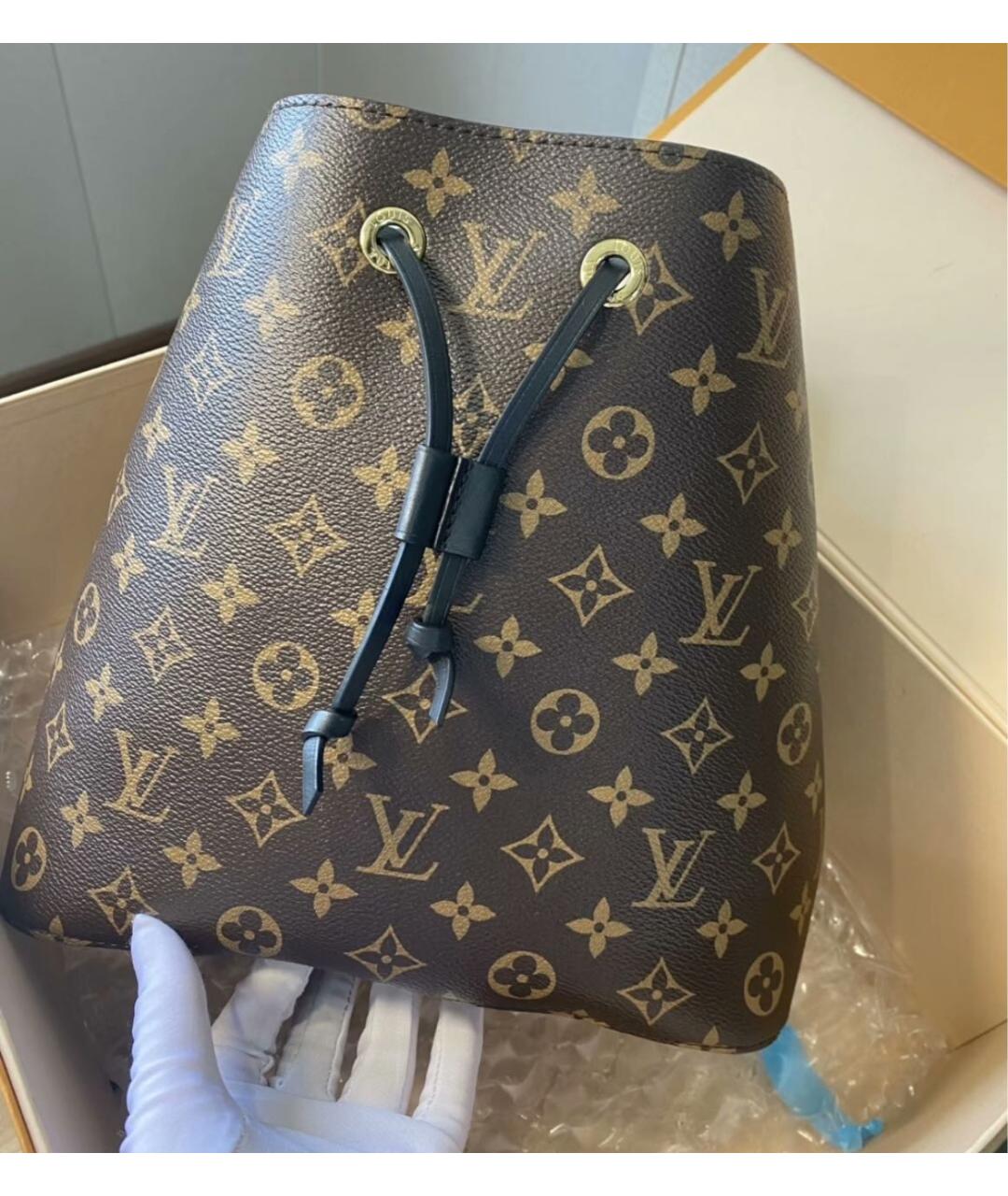 LOUIS VUITTON Коричневая сумка через плечо, фото 4