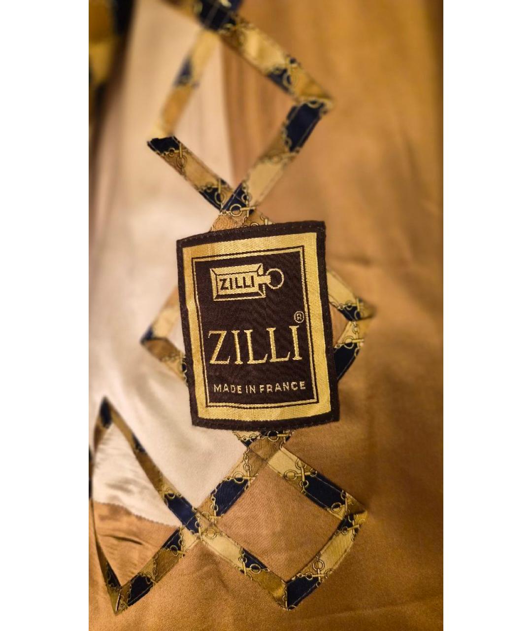 ZILLI Коричневая замшевая дубленка/шуба, фото 3